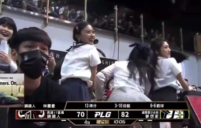 台妹曾用扭屁股的方式来干扰林书豪罚球！解说：林书豪眼里只有篮筐