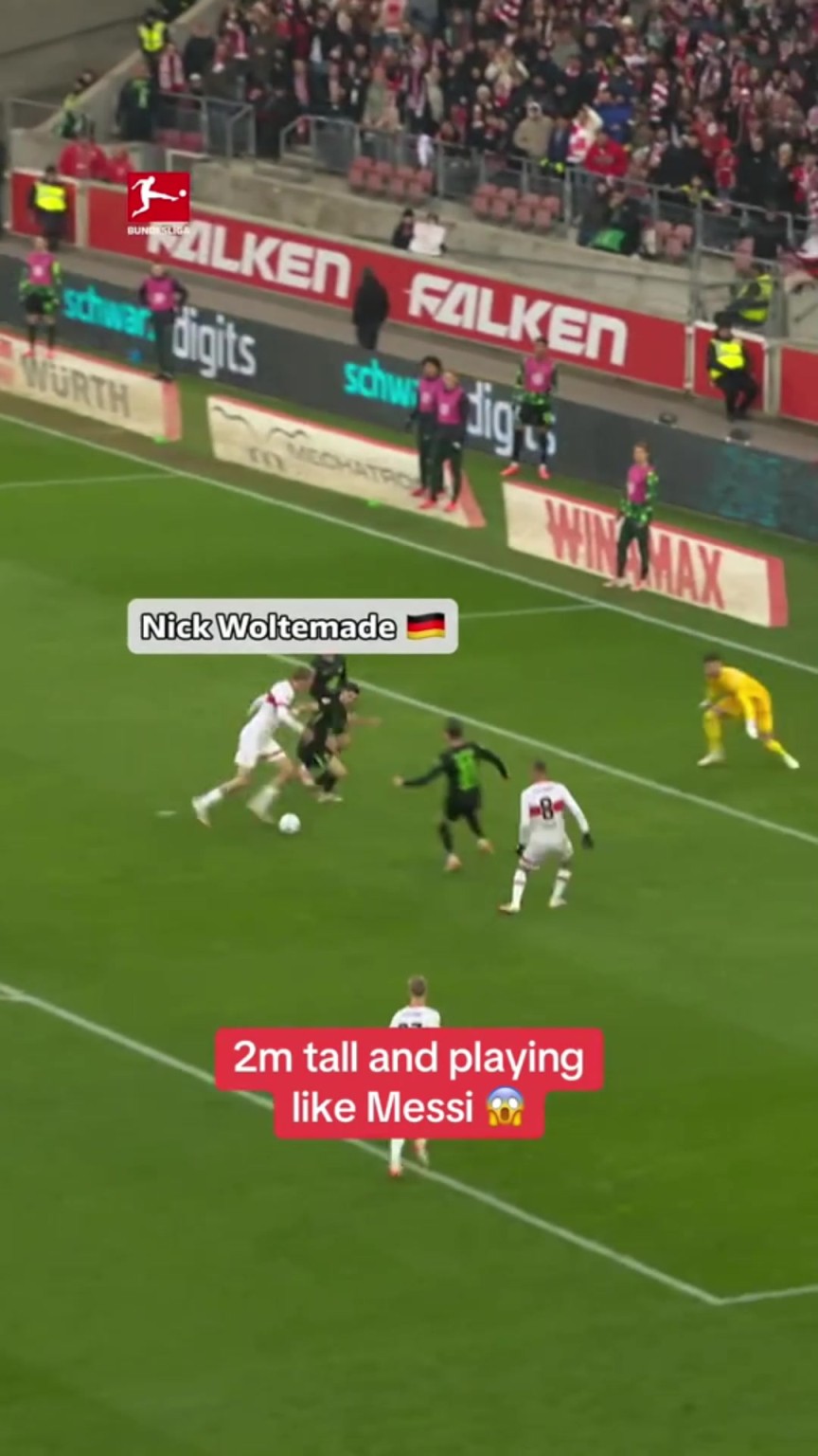 替代伊萨克的男人！23岁德国射手沃尔特马德一条龙破门！