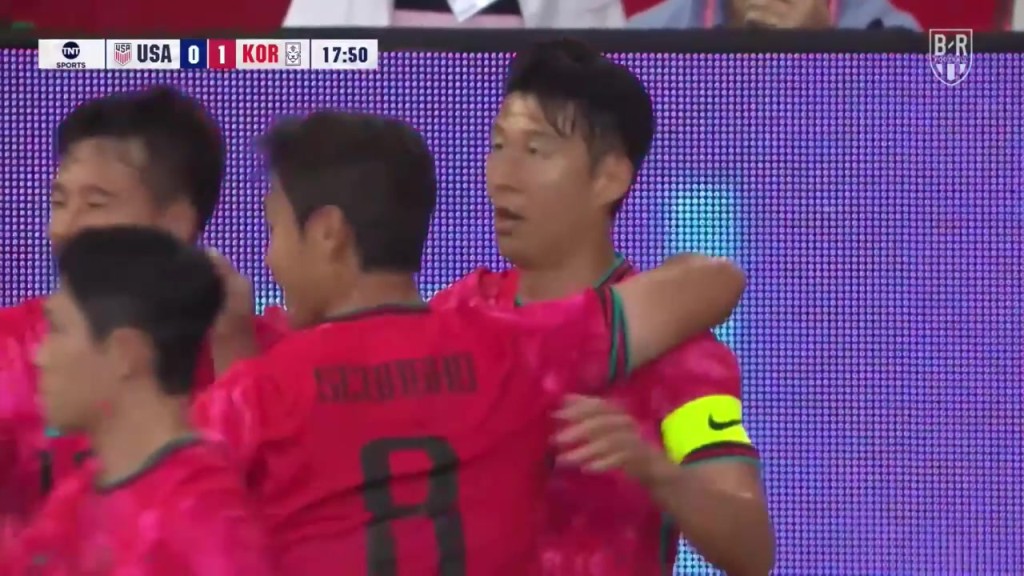 亚洲一哥！孙兴慜单刀小角度打门得手！韩国1-0领先美国！